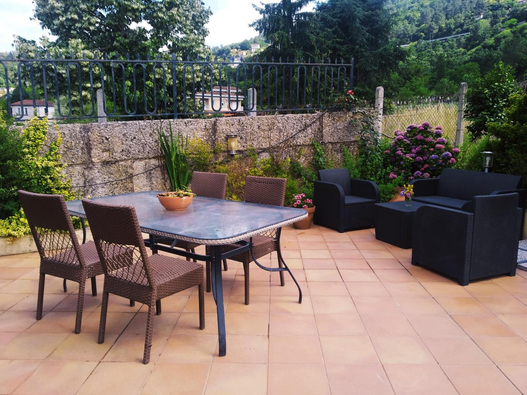 Villa Casa Iriana - Parking Gratis I Jardin I Barbacoa Ourense Esterno foto